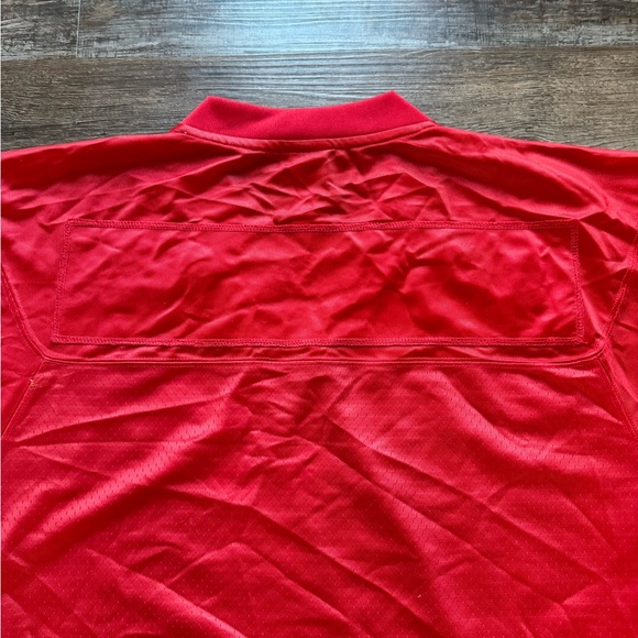 NWOT - Kansas City Chiefs Blank NFL Jersey - Red with Football Patch - Picture 13 of 14